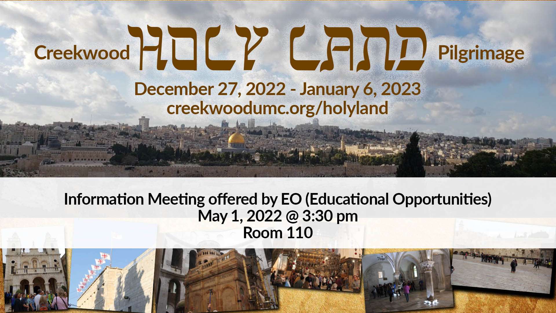Creekwood - Holy Land Meeting