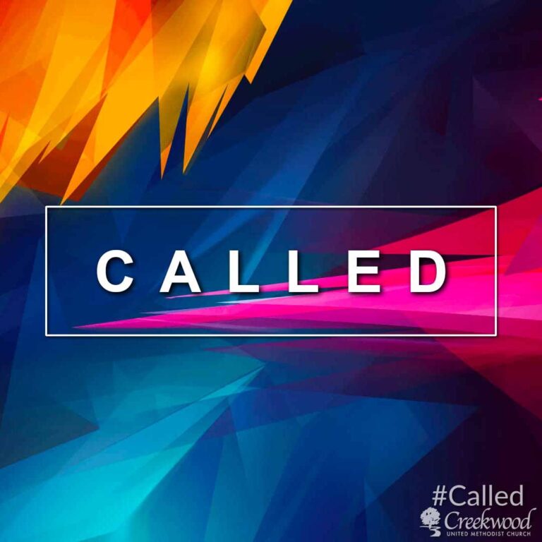 Abstract background with blues yellows and pinks with overlay text