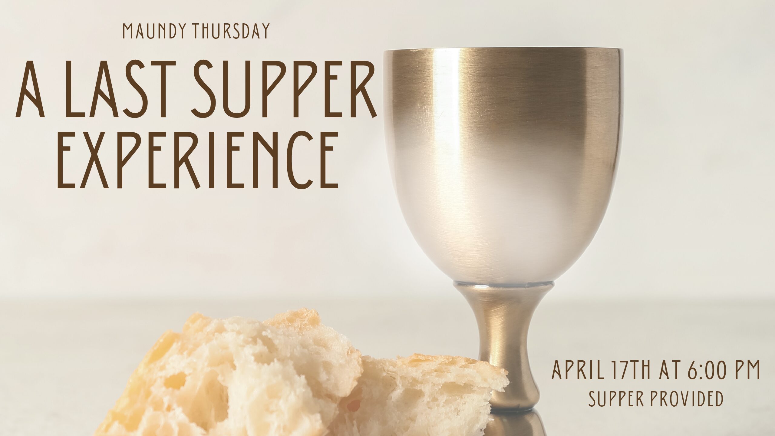 Maundy Thursday Service
