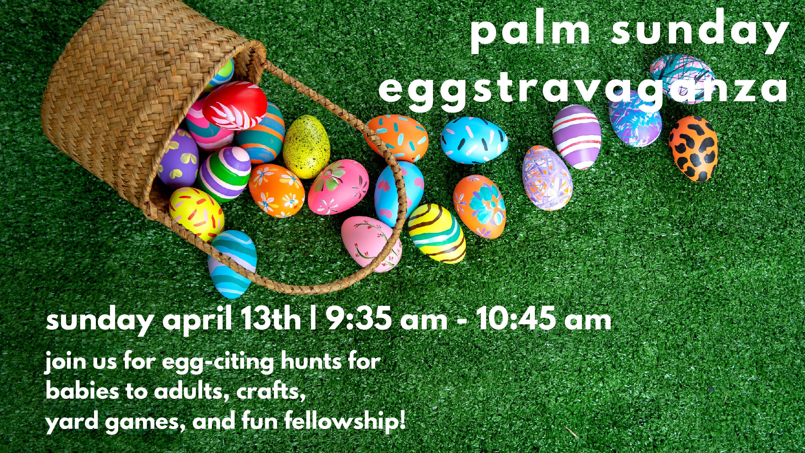 Palm Sunday EGG-Stravaganza